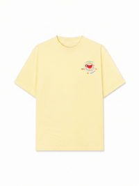 Áo Thun Relaxed Fit Người Dễ Thương Thích Cappuchino