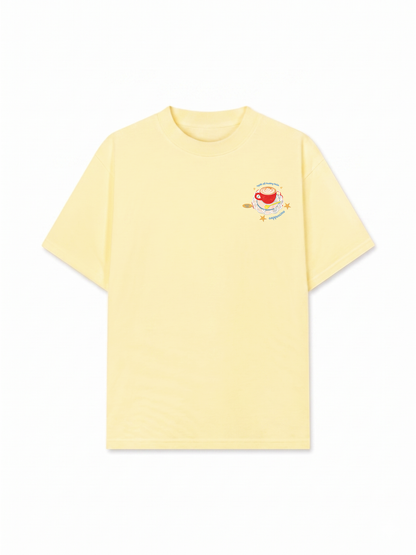 Áo Thun Relaxed Fit Người Dễ Thương Thích Cappuchino