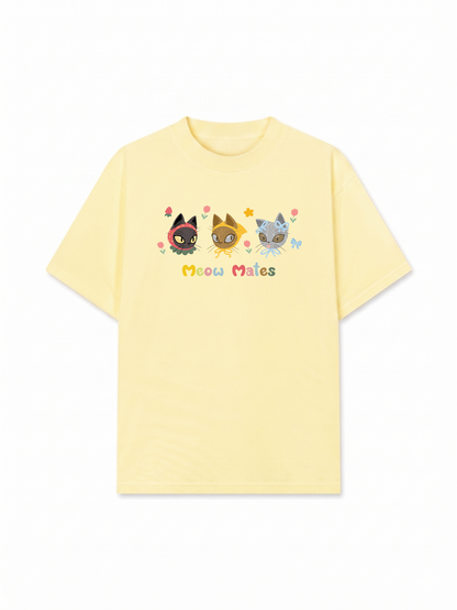Áo Thun Relaxed Fit Meow Mates