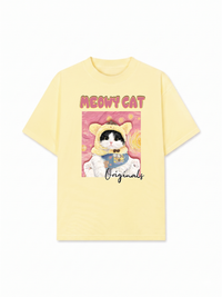 Áo Thun Relaxed Fit Meowy Cat Vicent