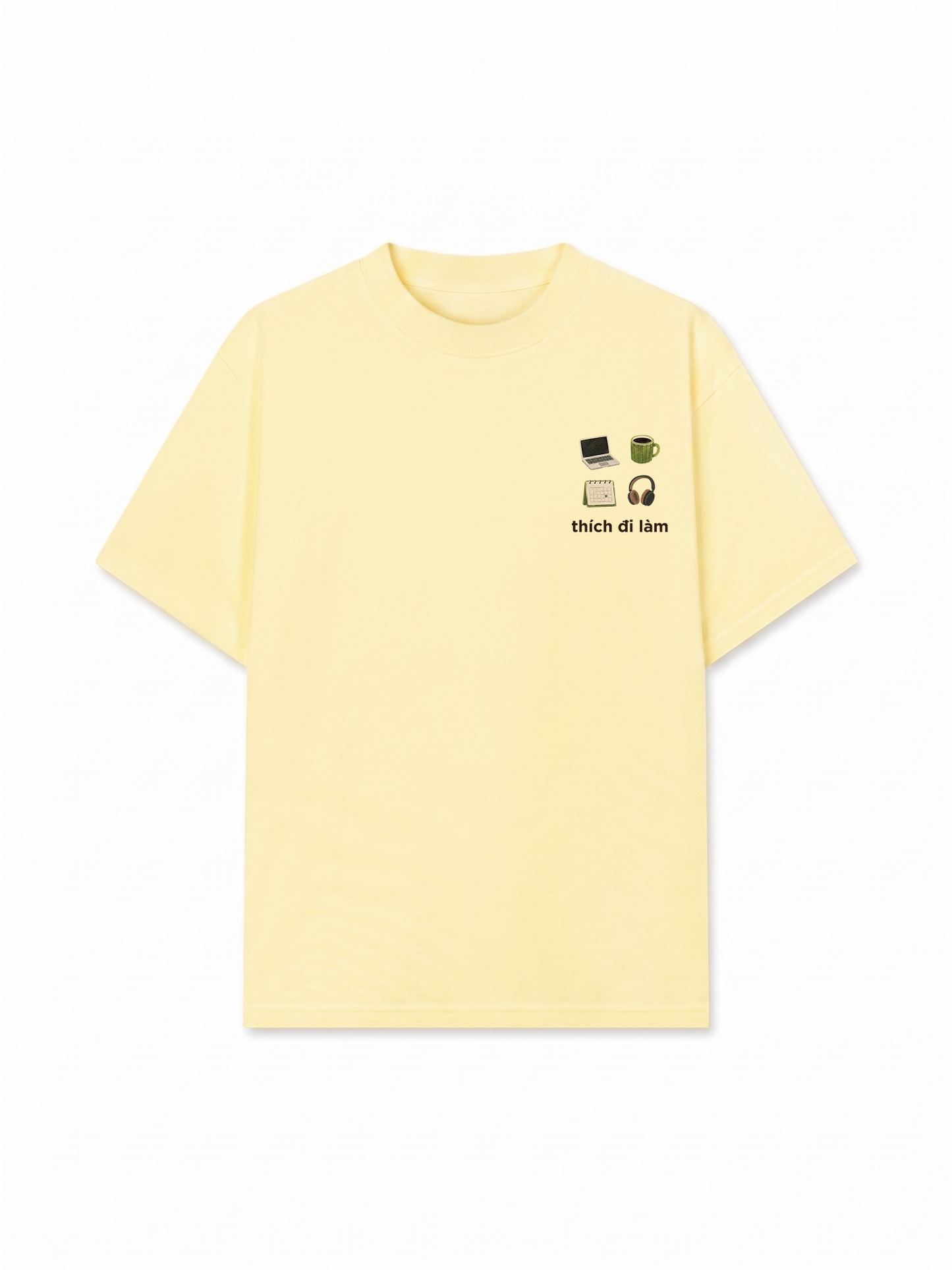 Áo Thun Relaxed Fit Thích Đi Làm