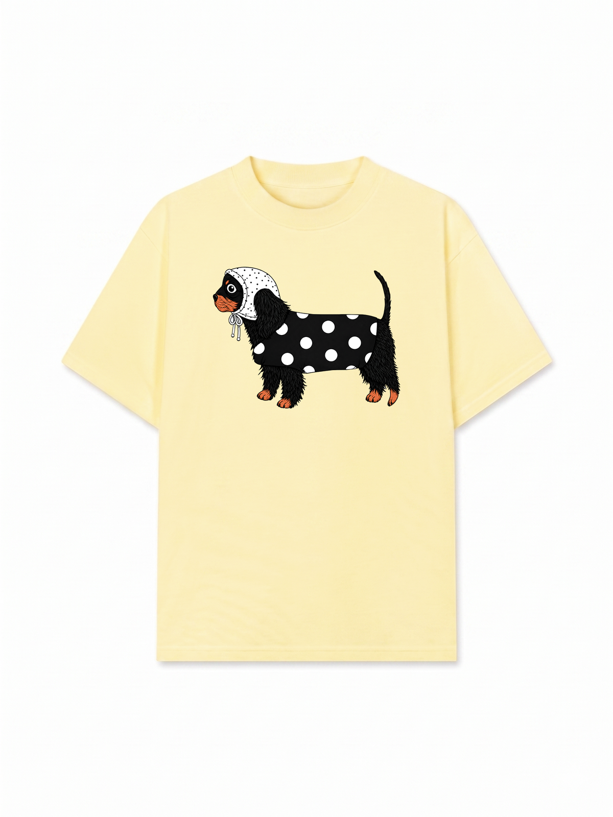 Áo Thun Relaxed Fit Cute Dotty Puppy