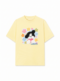 Áo Thun Relaxed Fit Flower Puppy
