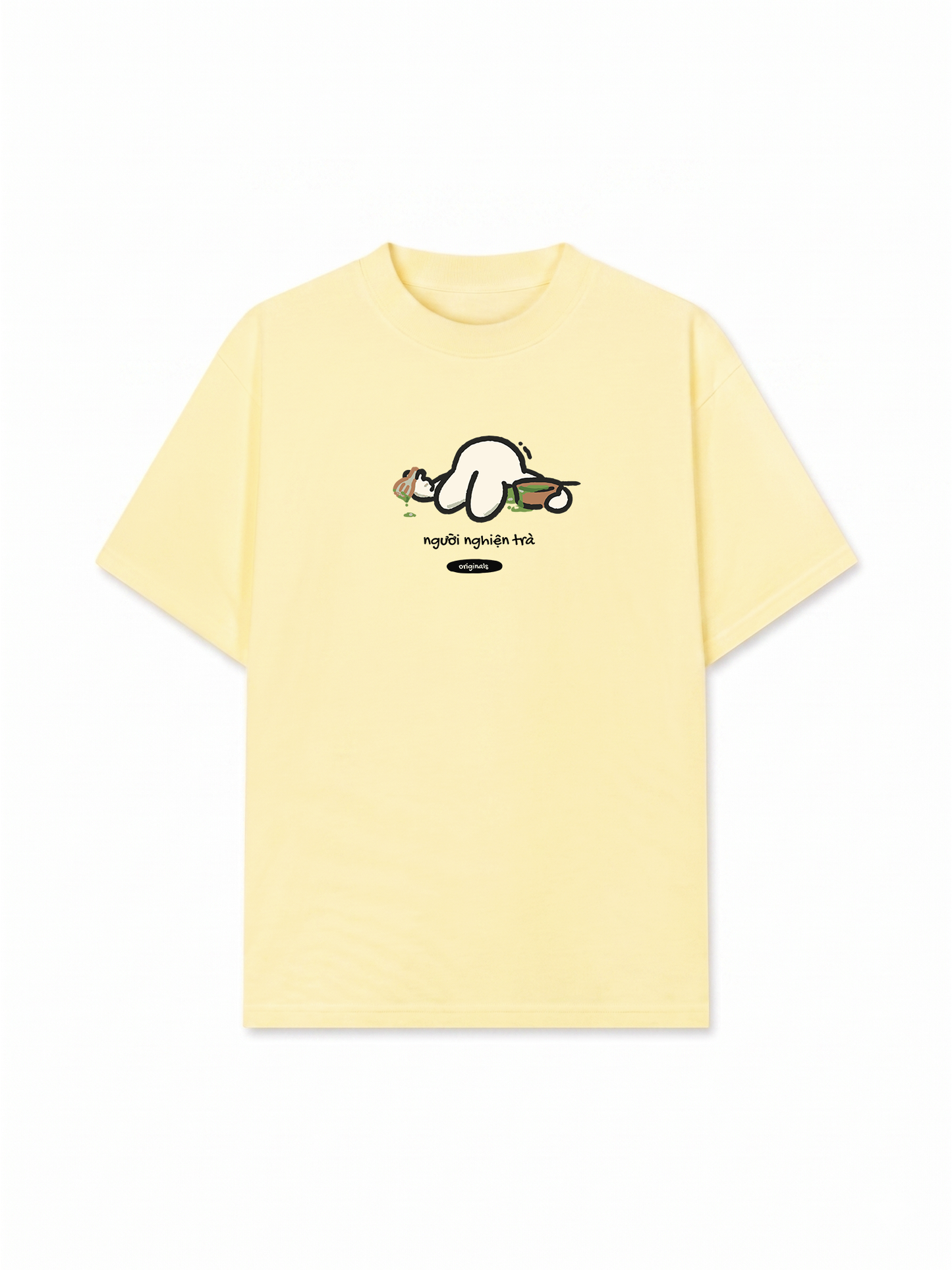Áo Thun Relaxed Fit Người Nghiện Trà