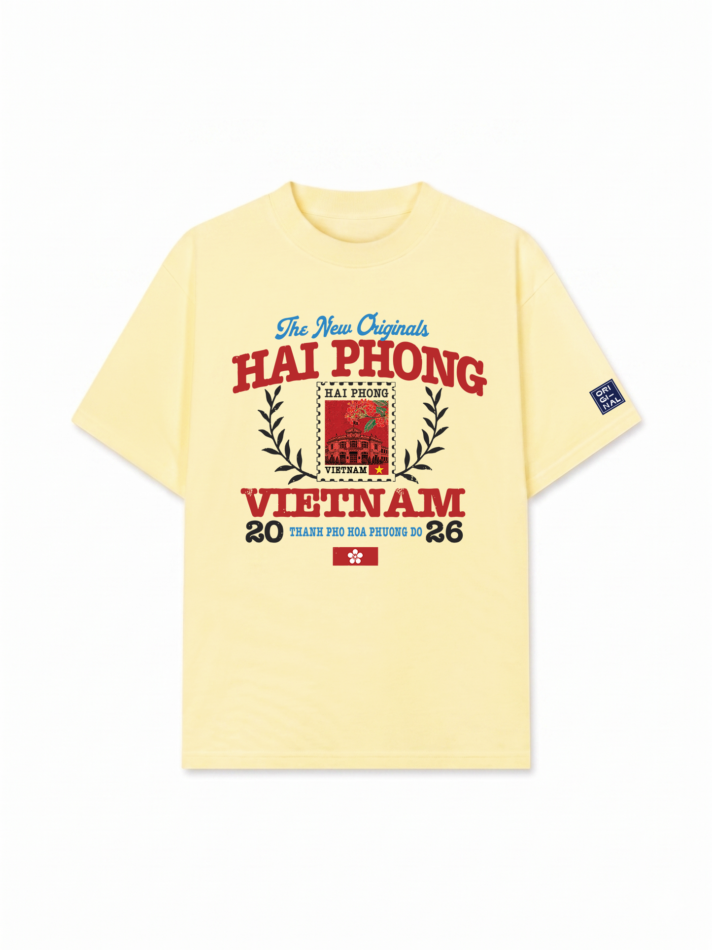 Áo Thun Relaxed Fit Thành Phố Hoa Phượng Đỏ