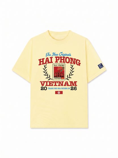 Áo Thun Relaxed Fit Thành Phố Hoa Phượng Đỏ