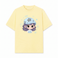 Áo Thun Relaxed Fit Beret Hat Girl