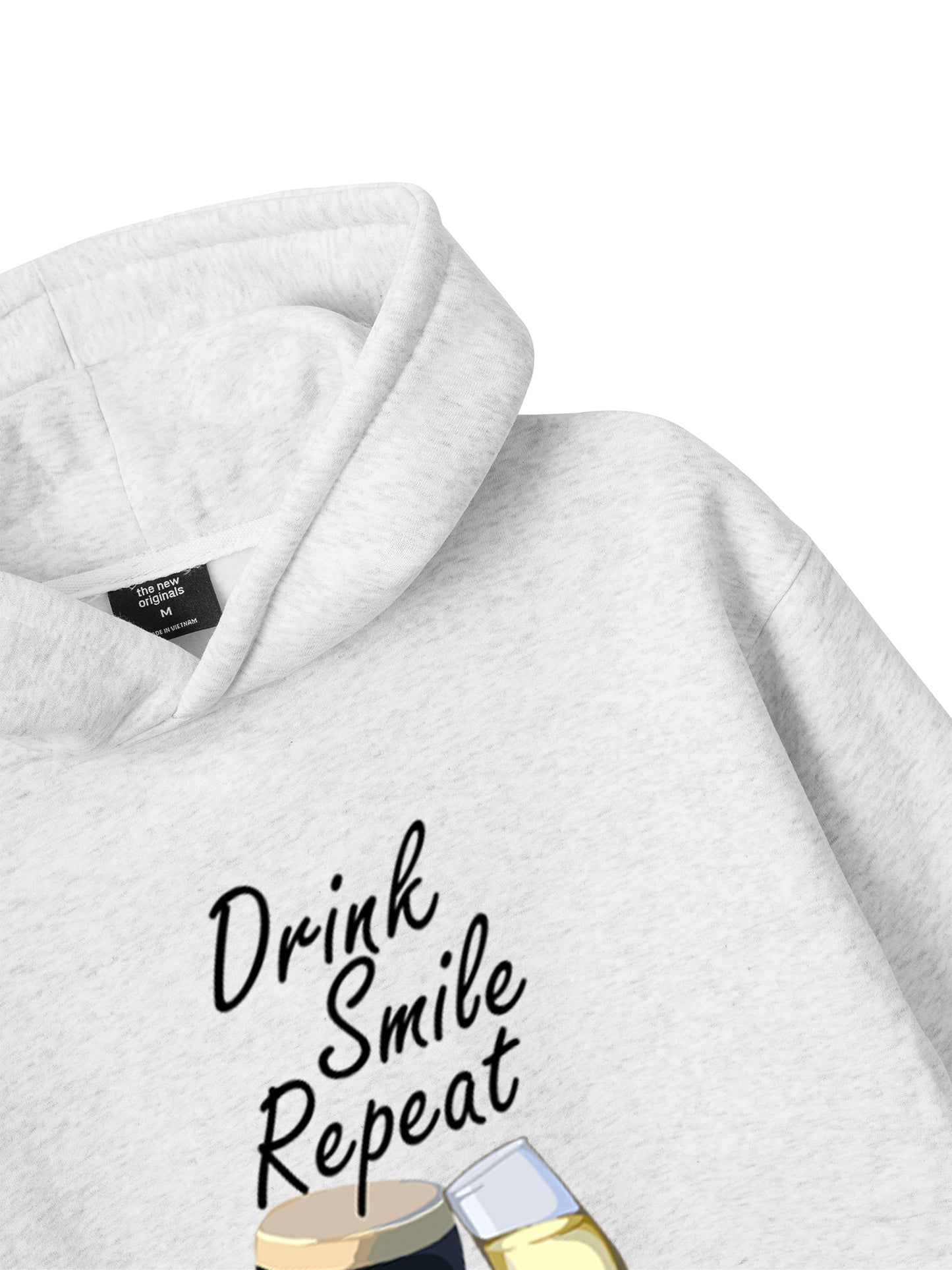 Drink, Smlie, Repeat Hoodie