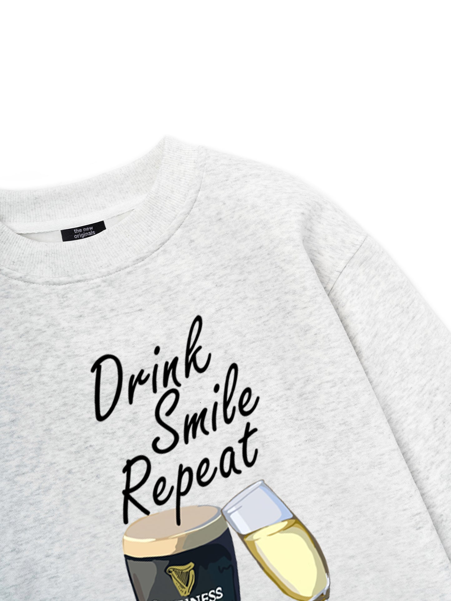 Drink, Smlie, Repeat Sweater