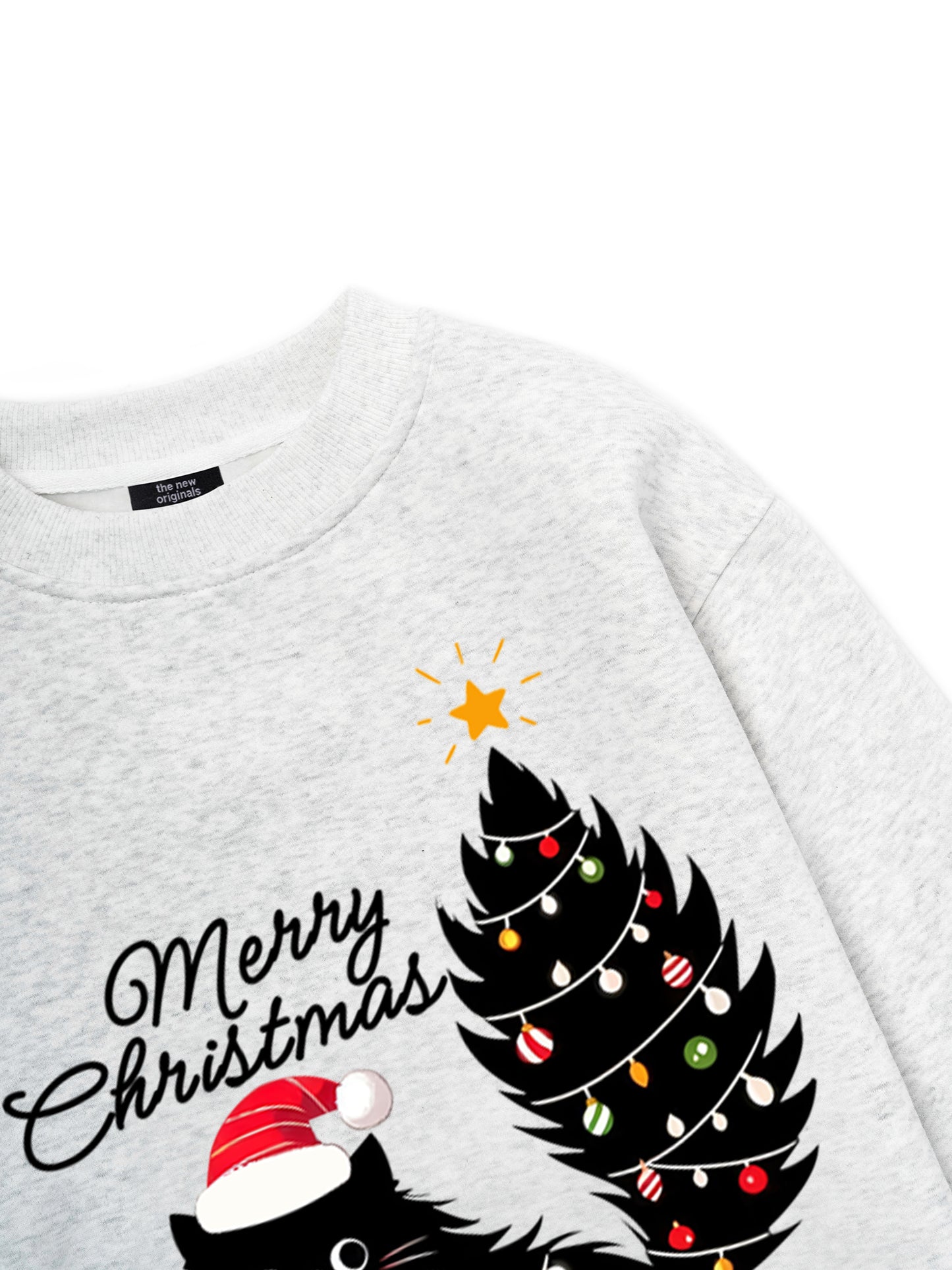 Black Kitty Christmas Sweater
