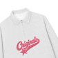 Áo Sweater Polo Nỉ Hai Da Pink Retro Originals Logo