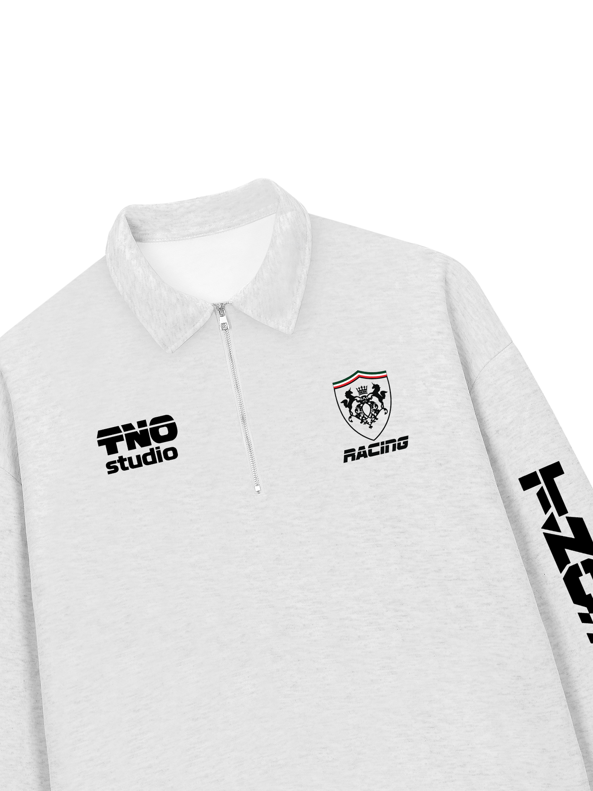 Áo Sweater Polo Nỉ Hai Da  Racing Style