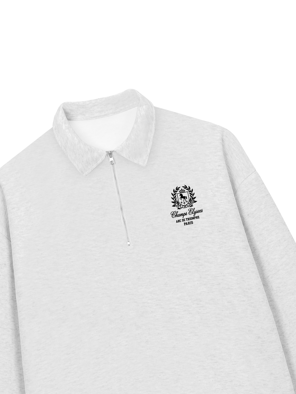 Áo Sweater Polo Nỉ Hai Da  Champs Elysees