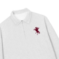Áo Sweater Polo Nỉ Hai Da Burgundy Horse