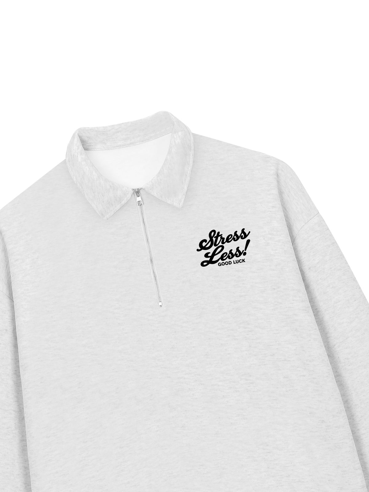 Áo Sweater Polo Nỉ Hai Da  Stress Less