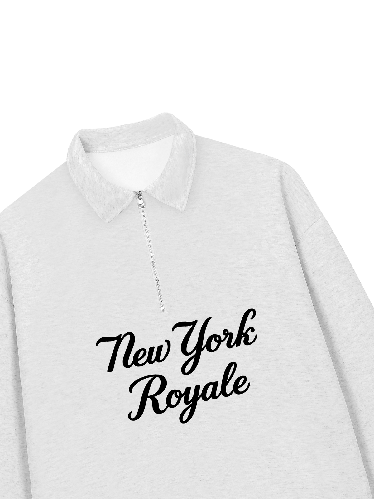 Áo Sweater Polo Nỉ Hai Da New York Royale