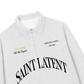 Áo Sweater Polo Nỉ Hai Da  Saint Latent Old Money