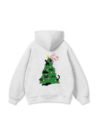 Kitty Tree Christmas Hoodie
