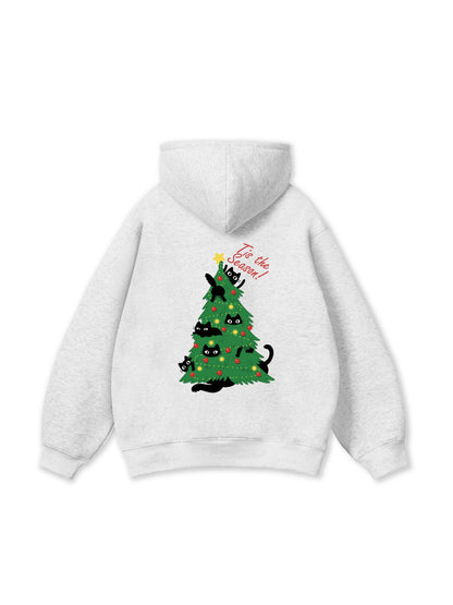 Kitty Tree Christmas Hoodie
