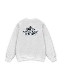 Queen Never Skip Leg Day Sweater