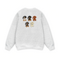 Retro Leopard Dashund Sweater