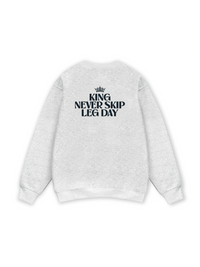 King Never Skip Leg Day Sweater