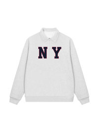 Áo Sweater Polo Nỉ Hai Da NY