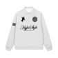 Áo Sweater Polo Nỉ Hai Da Black And White Hype Style
