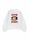 Áo Sweater Nỉ Hai Da Coffee Some Coffee Cute Cat