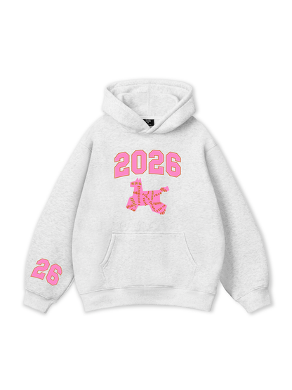 Bubble Pink Pony Hoodie