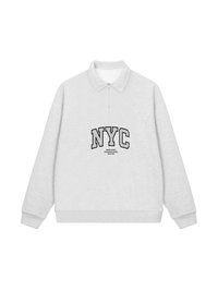 Áo Sweater Polo Nỉ Hai Da NYC URBAN DISTRICT