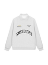 Áo Sweater Polo Nỉ Hai Da  Saint Latent Old Money