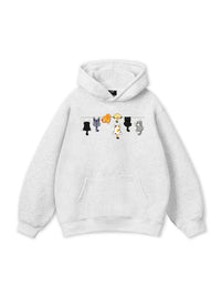 Cat Line Up Hoodie