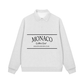 Áo Sweater Polo Nỉ Hai Da MONACO