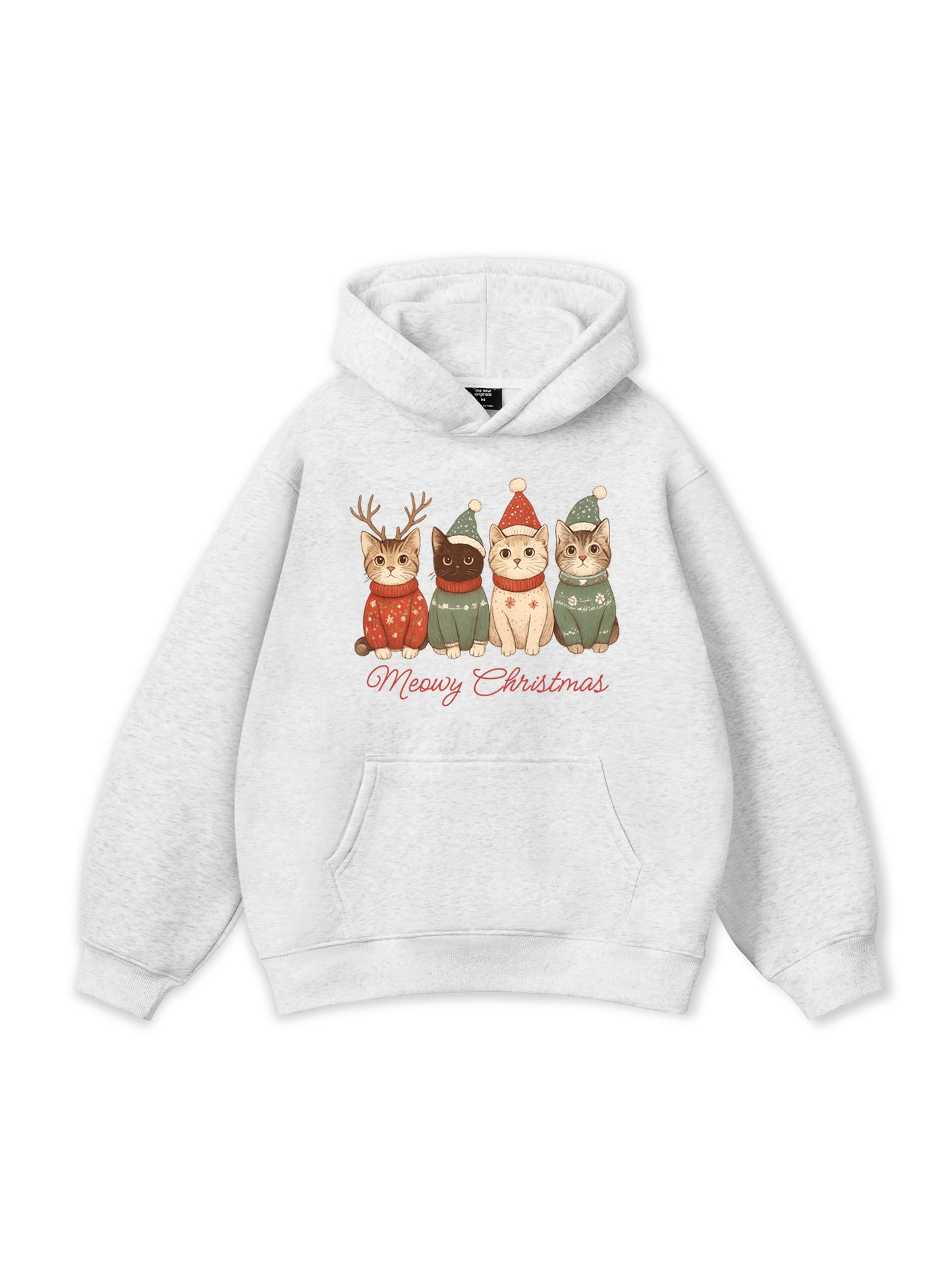 Meowy Christmas Hoodie