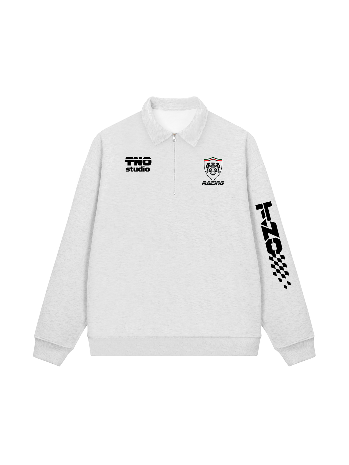 Áo Sweater Polo Nỉ Hai Da  Racing Style