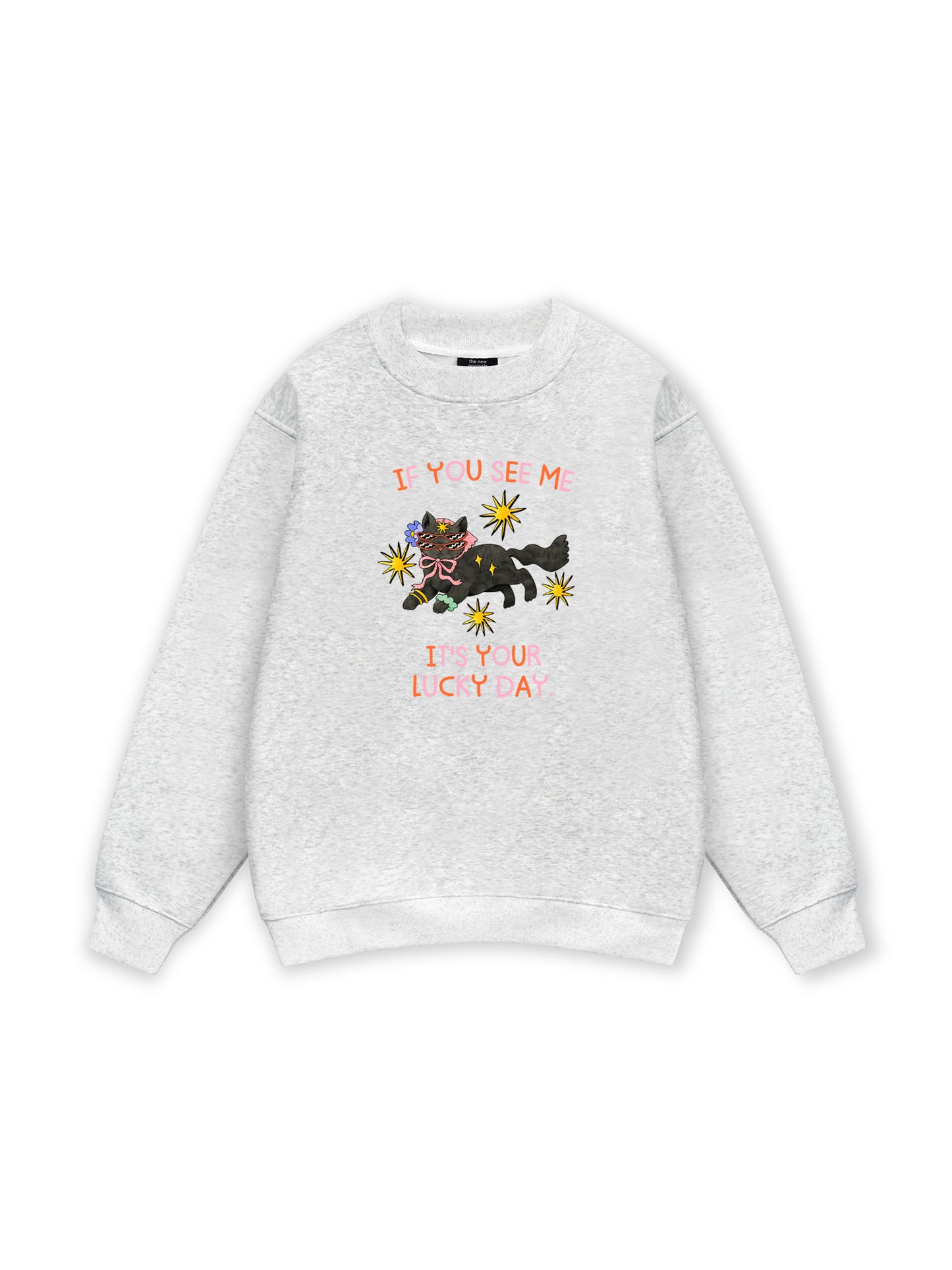 Lucky day cat Sweater