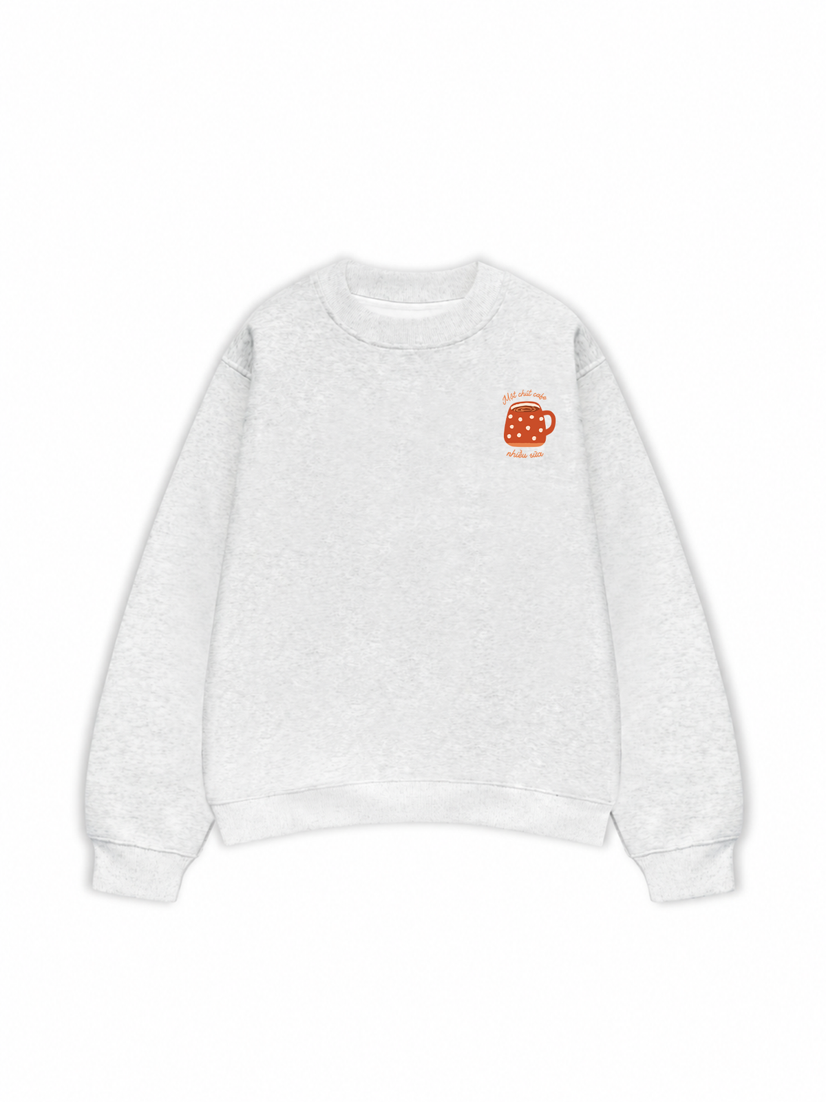 Áo Sweater Nỉ Hai Da Một Chút Cafe Nhiều Sữa