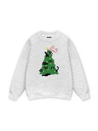 Kitty Tree Christmas Sweater