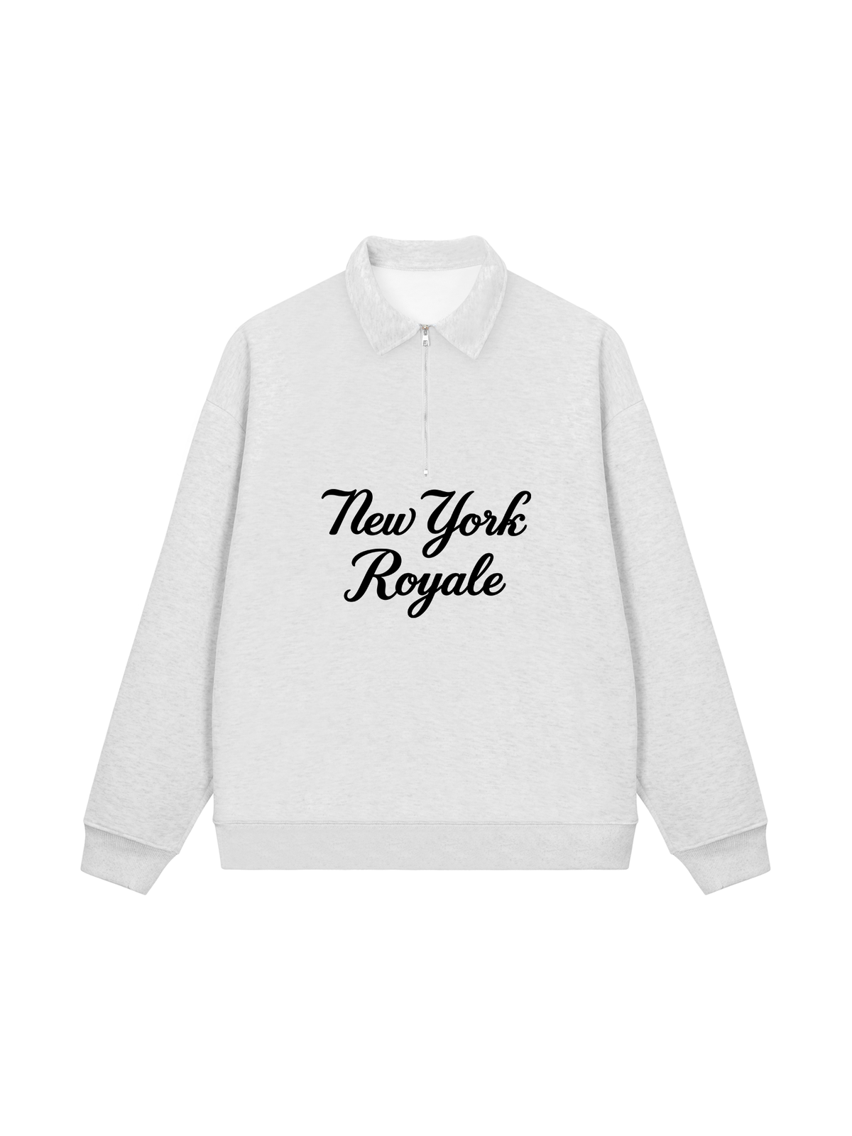Áo Sweater Polo Nỉ Hai Da New York Royale